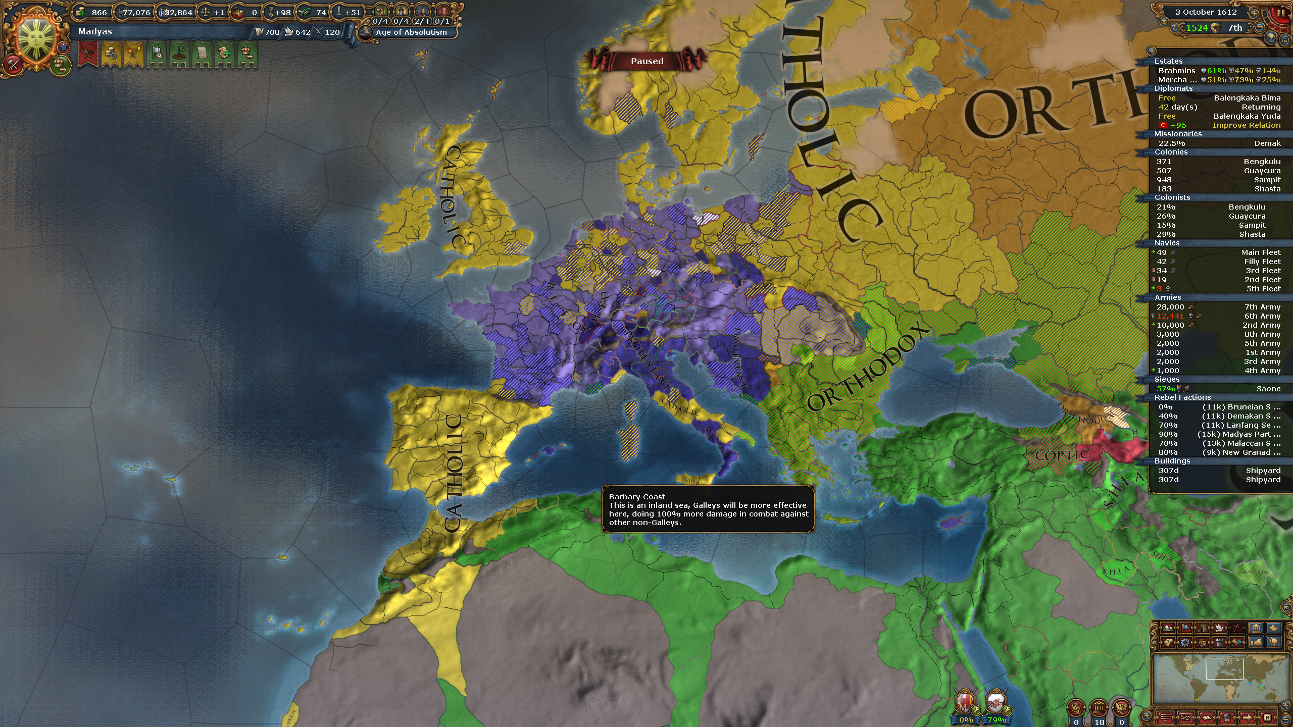 Maydas 1612 - religious map Europe.png